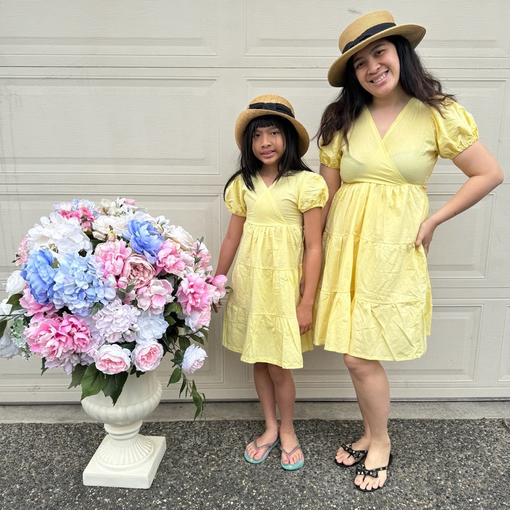 Twinning Mother and Daugther Dress